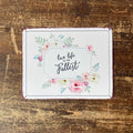 Vintage Metal Sign - Live Life To The Fullest Floral Wall Sign - £18.99 - Signs & Rules 