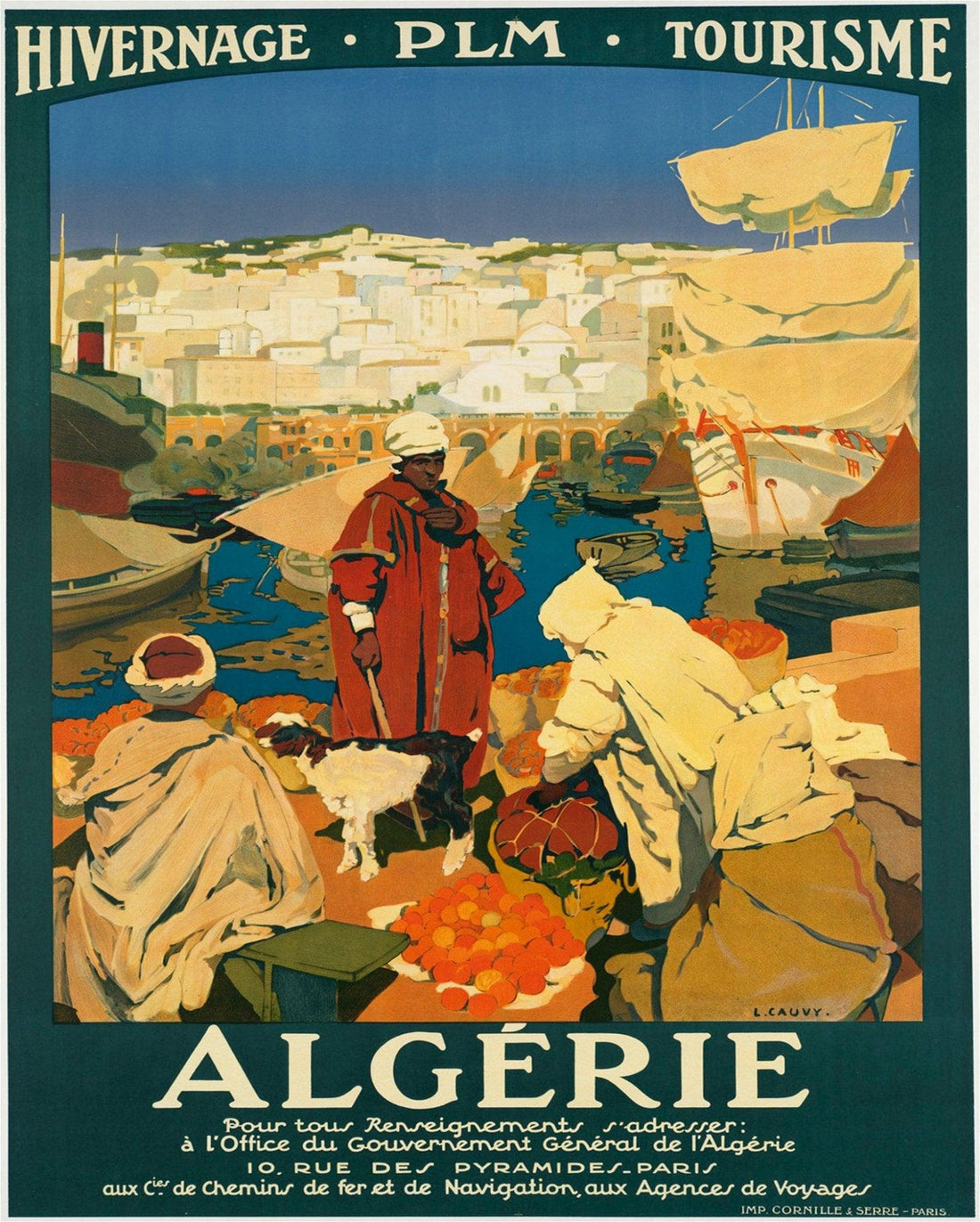 Vintage Metal Sign - Retro Advertising - Algerie Tourism - £27.99 - Retro Advertising 