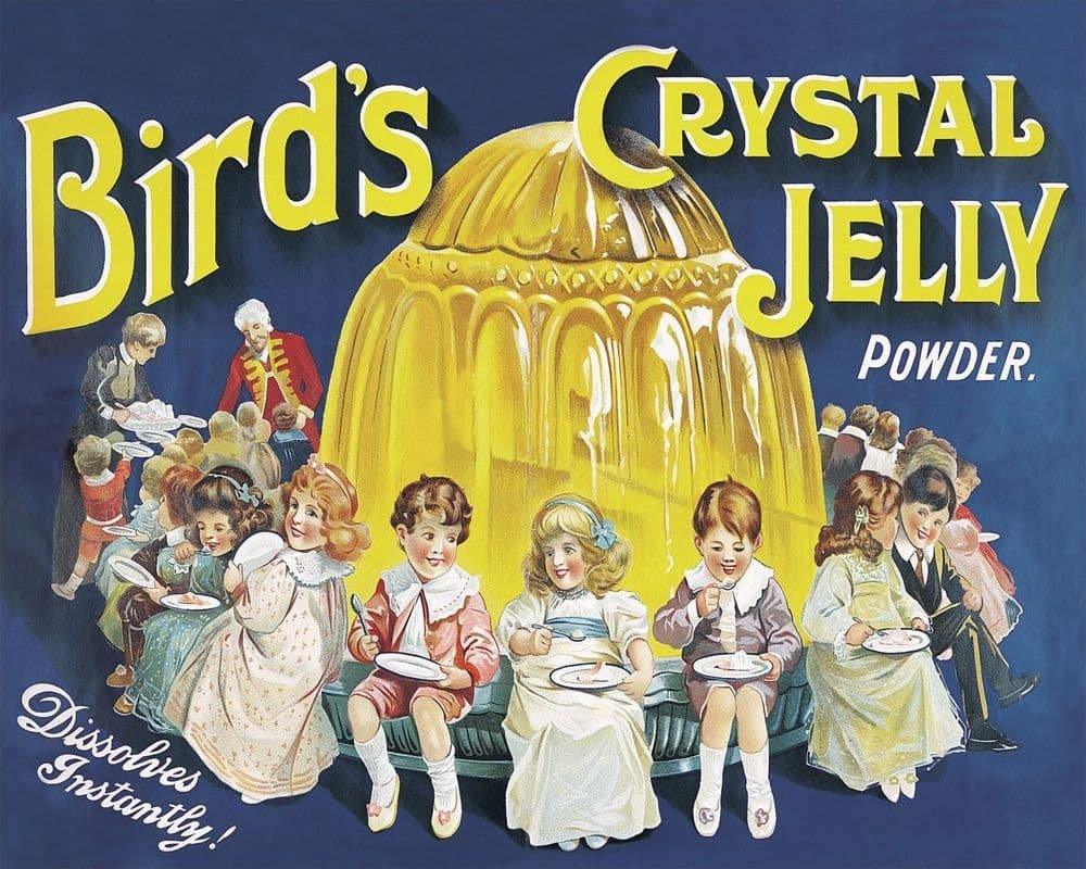 Vintage Metal Sign - Retro Advertising - Birds Crystal Jelly Powder - £27.99 - Retro Advertising 