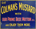 Vintage Metal Sign - Retro Advertising - Colmans Mustard-Retro Advertising