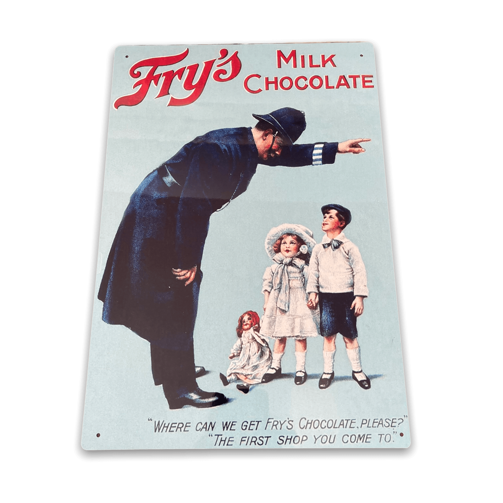 Vintage Metal Sign - Retro Advertising Fry's Milk Chocolates-Retro Advertising