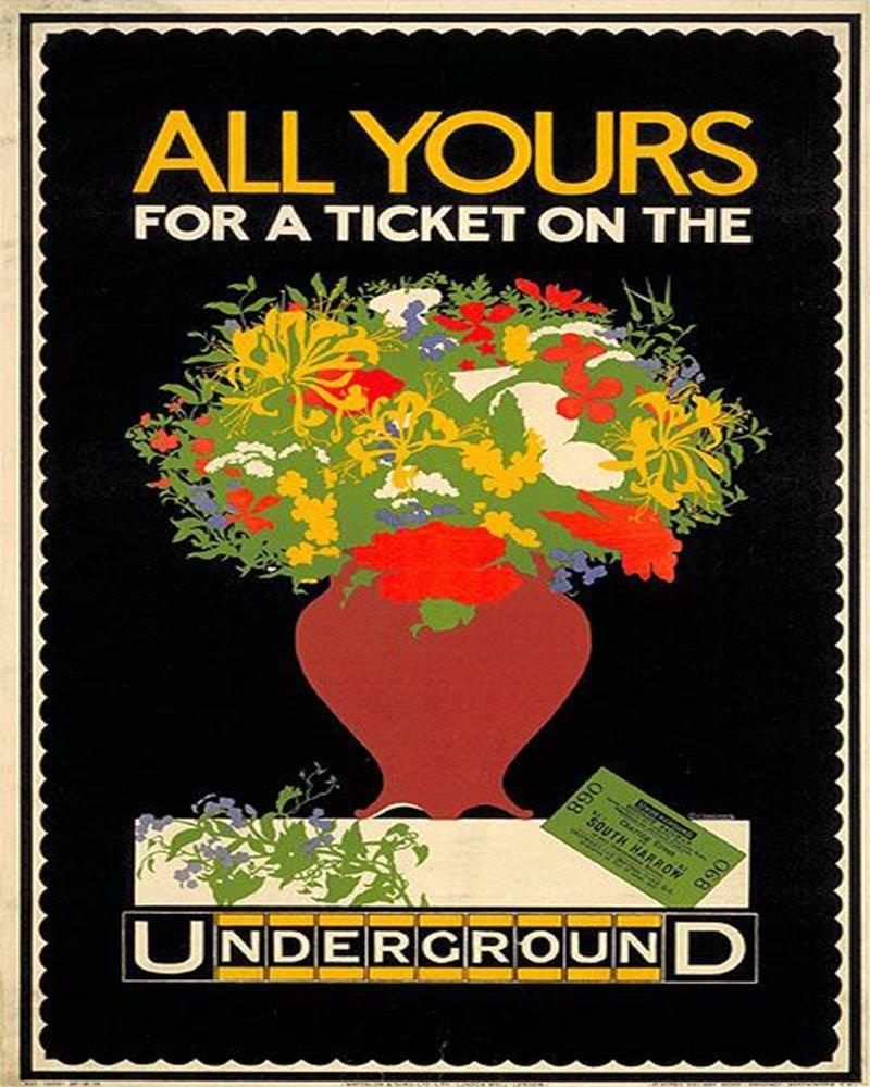 Vintage Metal Sign - Retro Advertising - London Underground - £27.99 - Retro Advertising 