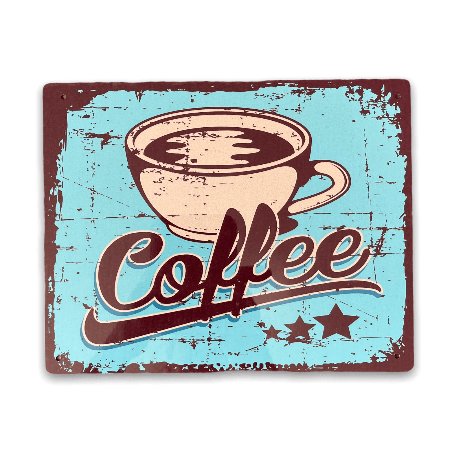 Vintage Metal Sign - Retro Coffee Sign-Signs & Rules