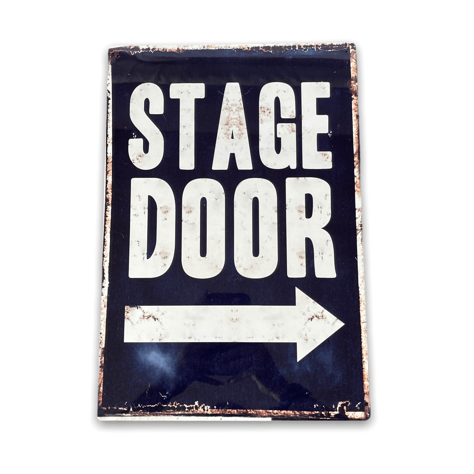 Vintage Metal Sign - Stage Door Metal Wall Sign-Signs & Rules