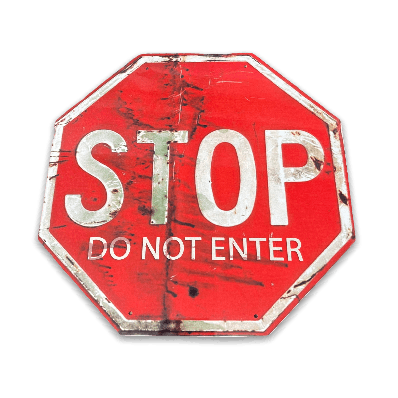 Vintage Metal Sign - Stop, Do Not Enter Sign-Signs & Rules