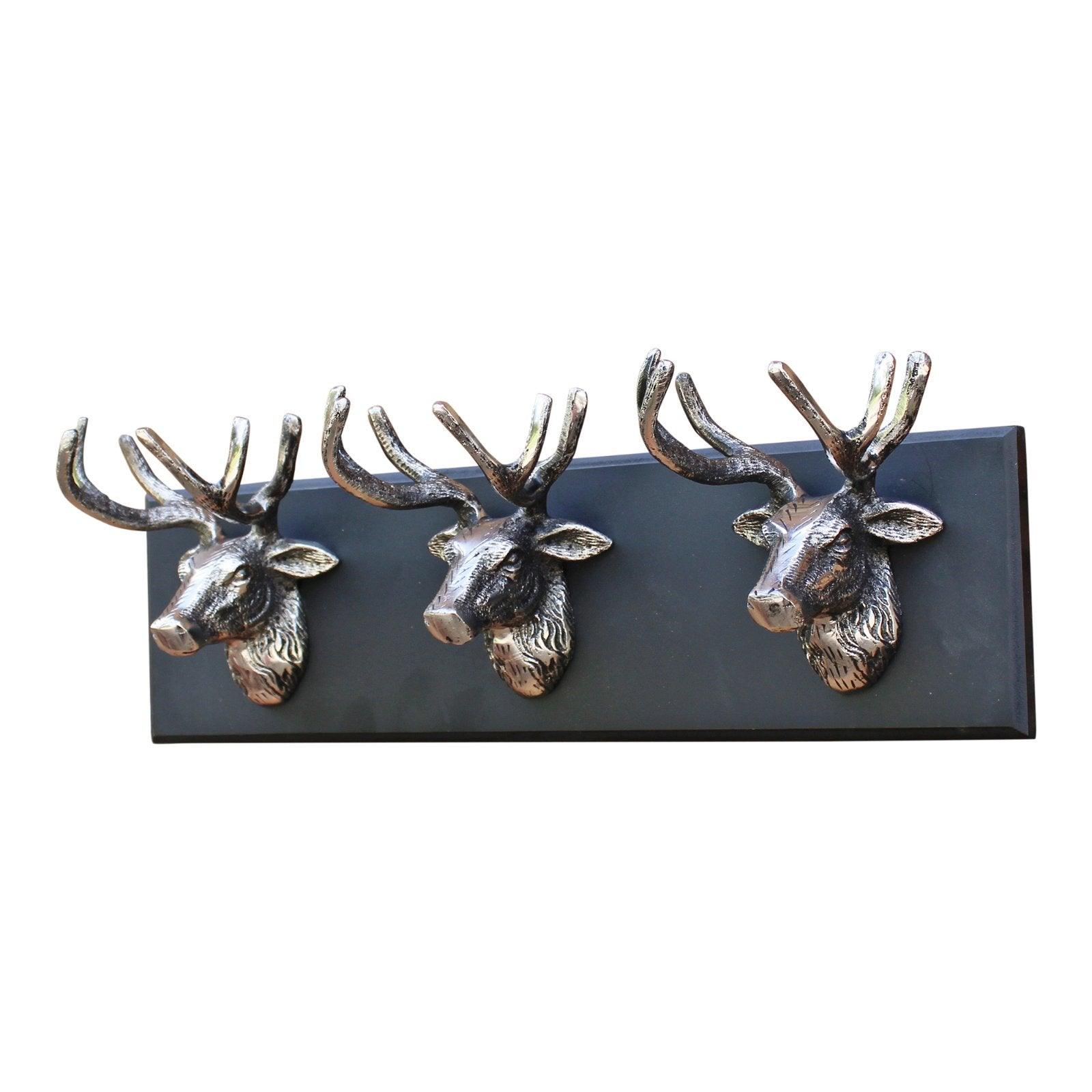 Wall Hanging Triple Stag Head Ornament - £35.99 - Animals 