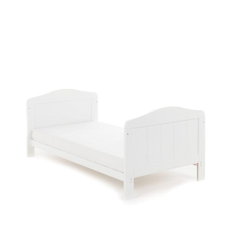 Whitby Cot Bed & Foam Mattress White Cots 