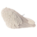 Winged White Angel Resin and Glass Votive Holder-