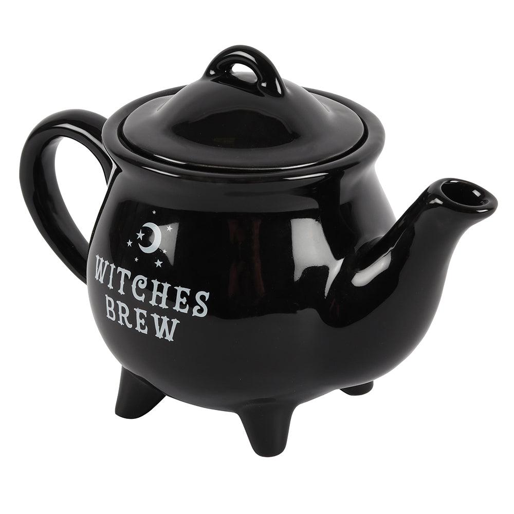 Witches Brew Black Ceramic Tea Pot - £17.99 - Tableware 
