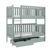 Single (3ft) Solid Pine Bunk Bed with 2 Storage Drawers