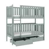 Single (3ft) Solid Pine Bunk Bed with 2 Storage Drawers