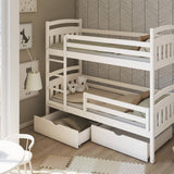 Single (3ft) Solid Pine Bunk Bed with Under Bed Storage