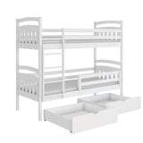 Single (3ft) Solid Pine Bunk Bed with Under Bed Storage