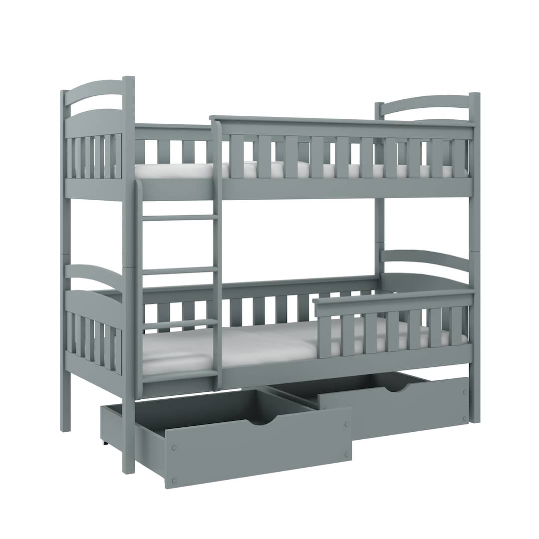 Wooden Bunk Bed Harry with Storage-Bunk Bed