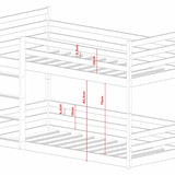 Single (3ft) Low Profile Solid Pine Bunk Bed