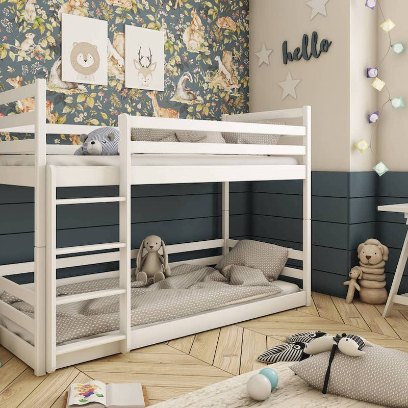Single (3ft) Low Profile Solid Pine Bunk Bed