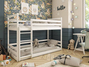Wooden Bunk Bed Mini White Bunk Bed 