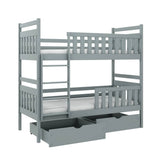 Single (3ft) Solid Pine Bunk Bed with Storage Drawers