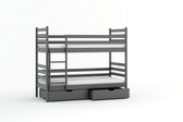 Single (3ft) Solid Pine Bunk Bed with 2 Under Bed Storage Drawers