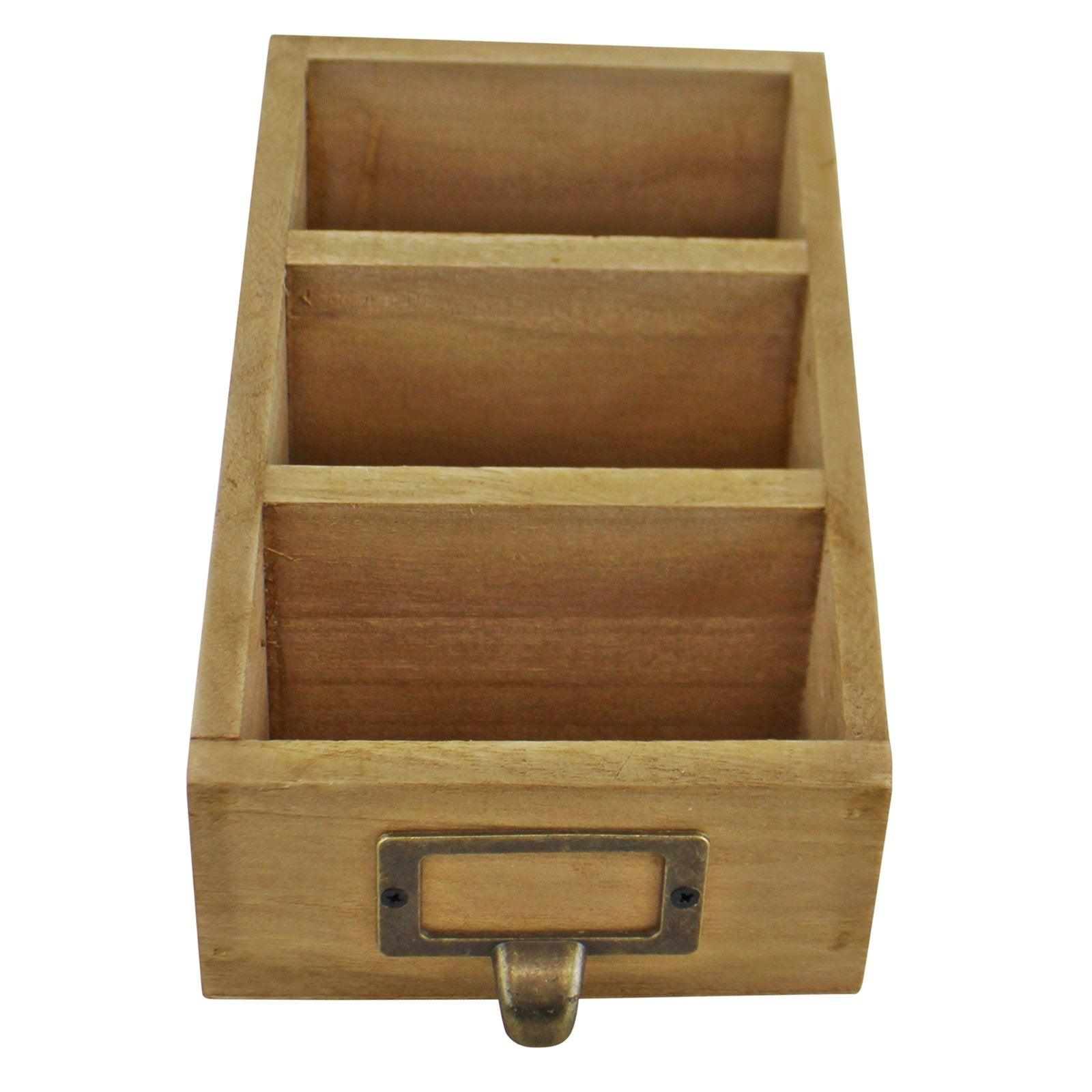 Wooden Desk Tidy - £22.99 - Office Storage Solutions 