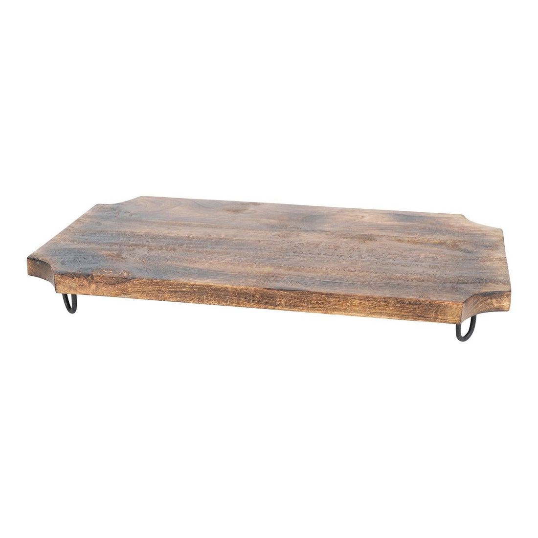Wooden Distressed Chopping Board On Legs 39cm - £28.99 - Trays & Chopping Boards 