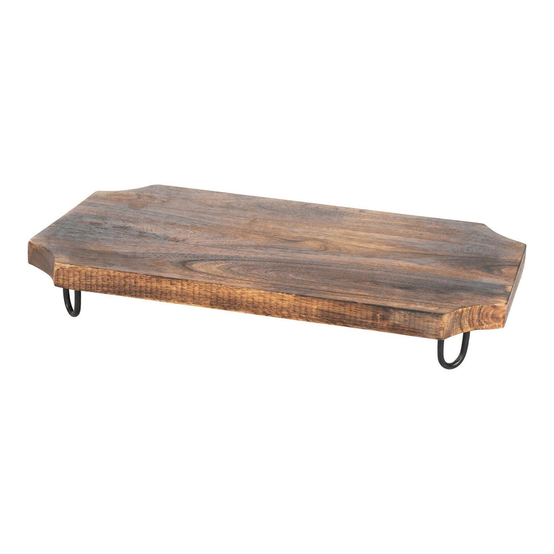 Wooden Distressed Chopping Board On Legs 51cm - £49.99 - Trays & Chopping Boards 