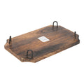 Wooden Distressed Chopping Board On Legs 51cm-Trays & Chopping Boards
