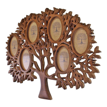 Wooden Multi Photo Frame, Tree Of Life Design - £77.99 - Photo Frames 