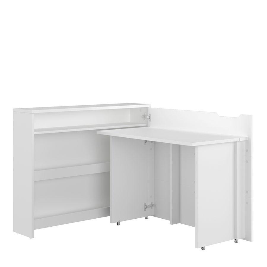 Work Concept Convertible Hidden Desk With Storage Right Desk 