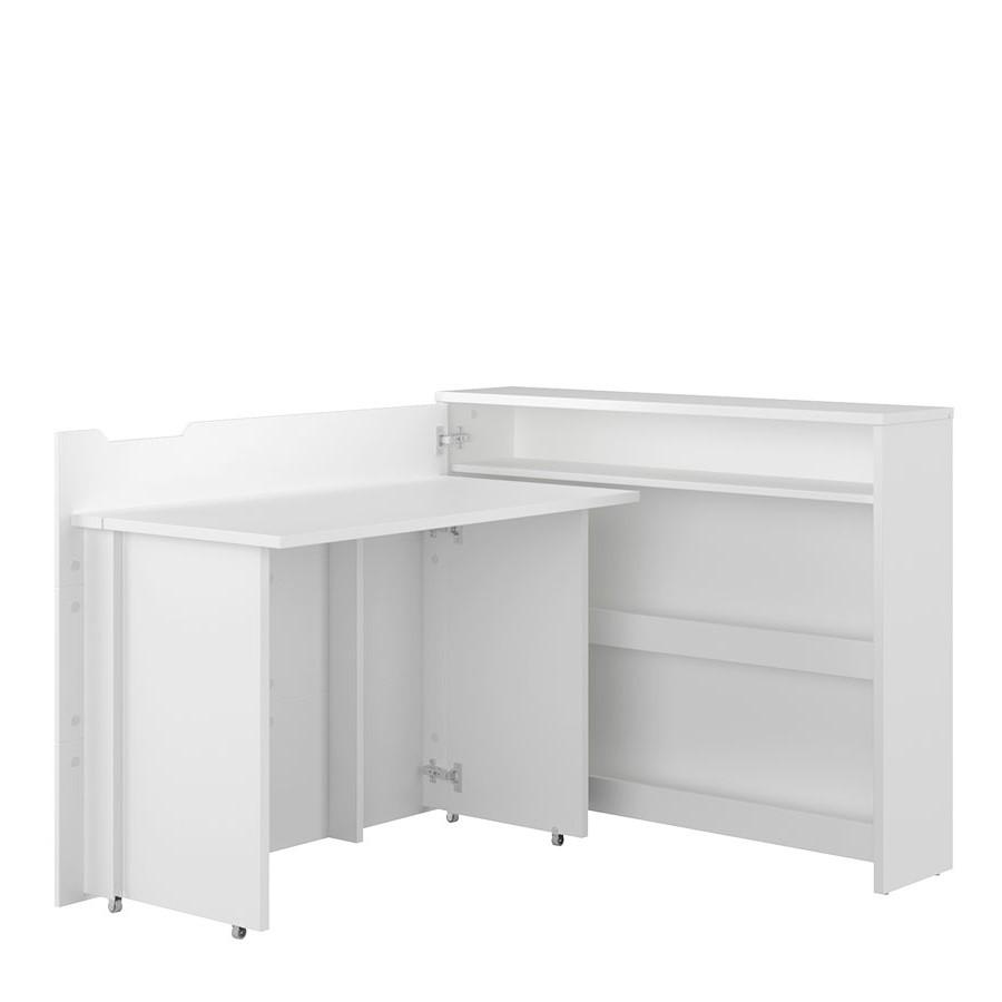 Work Concept Convertible Hidden Desk With Storage Left Desk 