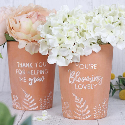 You're Blooming Lovely Terracotta Plant Pot-Plant Pots