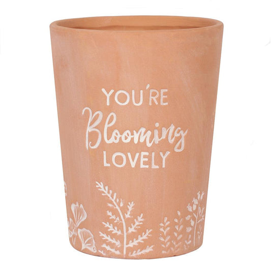 You're Blooming Lovely Terracotta Plant Pot - £12.99 - Plant Pots 